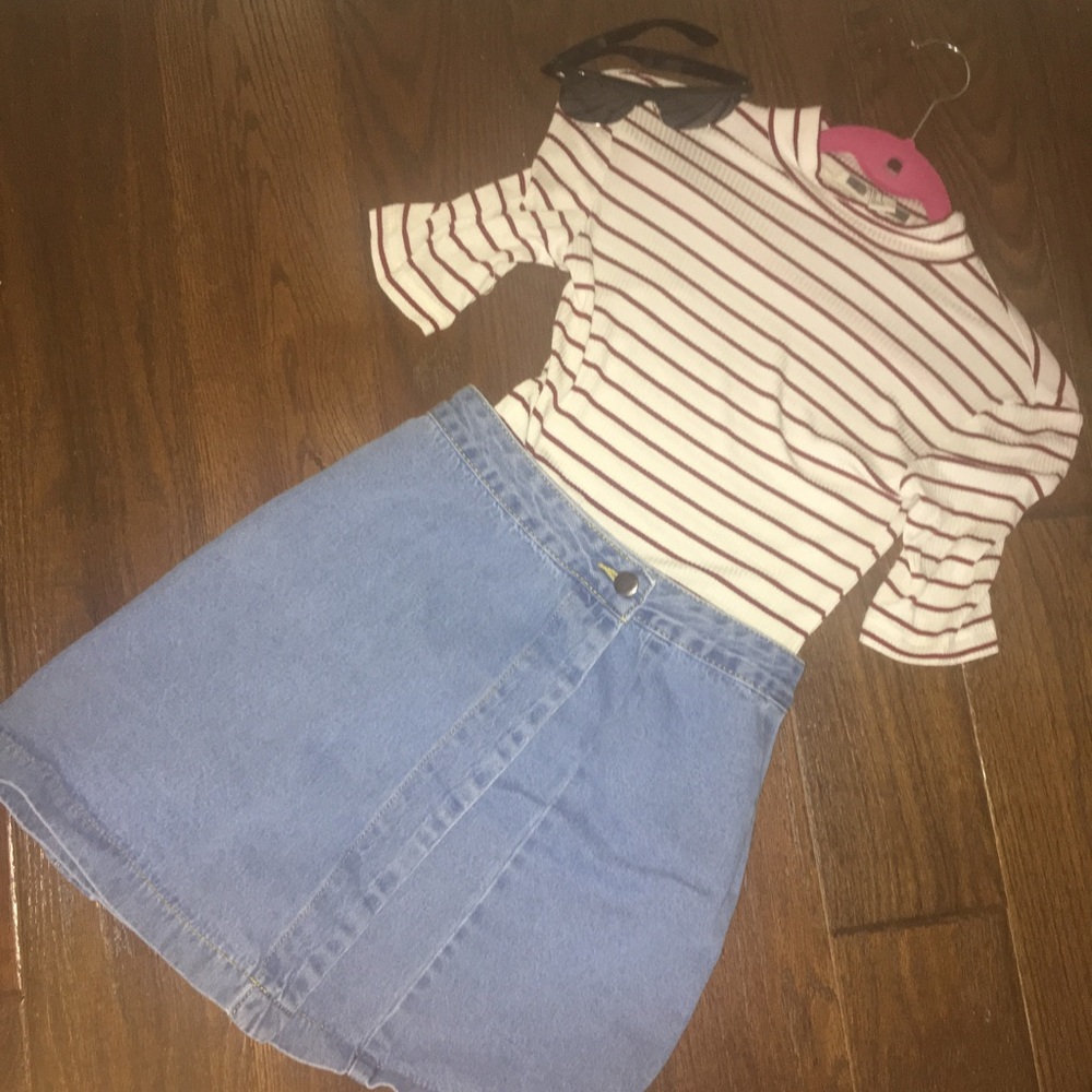 Striped Body Suit